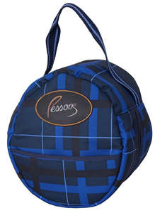 New Arrivals: Pessoa Helmet Bag Plaid - Navy/Black
