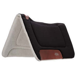 Products: Contoured Saddle Pad Black H9 32" x 32"