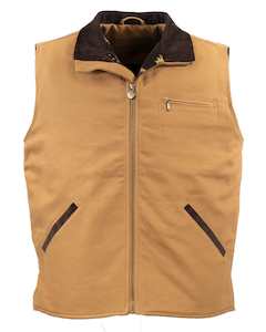 MENS JACKETS/VESTS: Sawbuck Canvas Vest