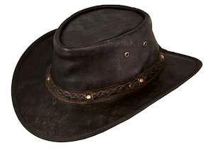 Leather Hats: Ironbark Leather Hat