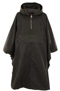 Packable Oilskin Poncho