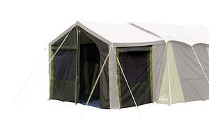 Family Tents: Kiwi Camping Kakapo 5,8 & 10 Canvas Tent Sunroom