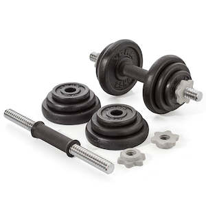 York Cast Iron Plate Dumbbell Set - 20kg
