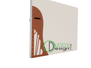 Products: TH Half Curved Deco Letterbox