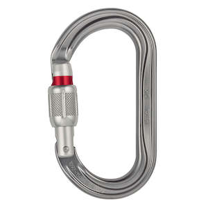 Carabiners Quickdraws: PETZL - OK SCREW-LOCK
