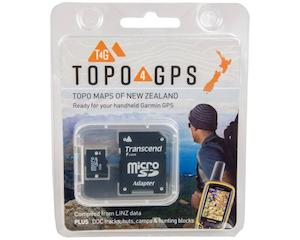 Garmin 1: TOPO 4 GPS Maps: New Zealand Hunter: For Garmin GPS (microSD)