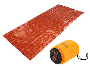 Camping Survival Gear: Rab Ark Emergency Bivi Orange