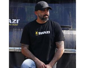 Clothing Footwear Tops: Swazi T-Shirt Black Tee