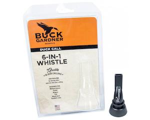 Buck Gardner 1: Buck Gardner Mallard Duck Call: 6-in-1 Whistle