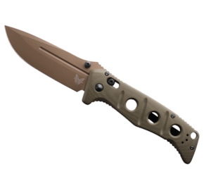 Multi Tools Knives Folding Knives: Benchmade Mini Adams G10 Knife | OD Green