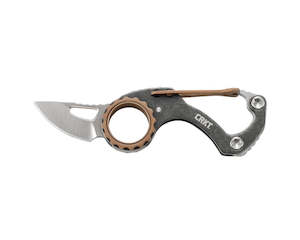 Multi Tools Knives Folding Knives: CRKT Compano Folding Knife/Carabiner 1.42"