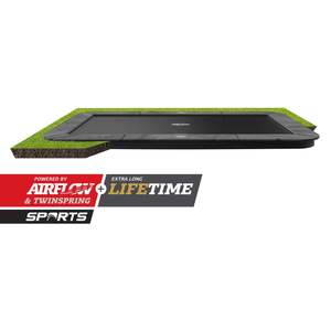 Berg Champion Flatground Trampoline: BERG Ultim Champion FlatGround 410 Grey