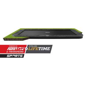 Berg Champion Flatground Trampoline: BERG Ultim Elite Flatground 500 Grey 5.0m x 3.0m