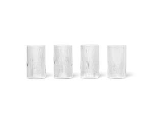 Ferm Living: Ripple Verrines - Set of 4 - Clear