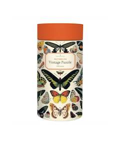Cavallini Co: Butterflies Vintage Puzzle - 1000 pieces