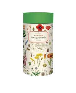 Cavallini Co: Wildflowers Vintage Puzzle - 1000 pieces