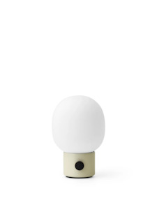Lamps: JWDA Table Lamp - Portable, Alabaster White