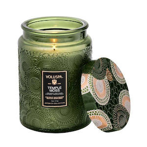 Voluspa: Temple Moss 100hr Candle