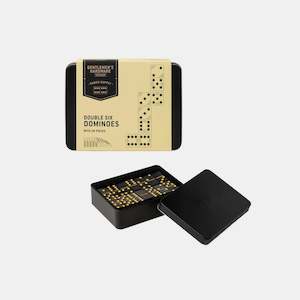 Games: Double Six Dominoes in Tin