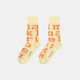 Kasvaa Iso Logo Socks - light yellow, peach