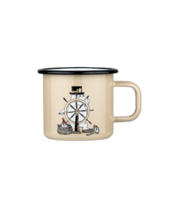 Mugs: Moomin Enamel Mug the adventurer - 370ml