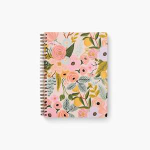 Stationery: A5 Spiral Ruled Notebook - Garden Party Pastel
