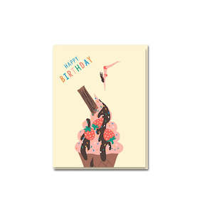 Stationery: Emma Cooter Draws - Greeting Card -  Dive In