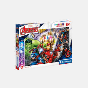SUPER COLOUR: 104pc Brilliant Marvel Puzzle