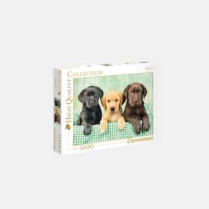 Clementoni: Three Labrador - 1000 pieces