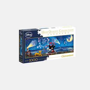 Clementoni: Disney Mickey & Minnie Panorama - 1000 piece puzzle