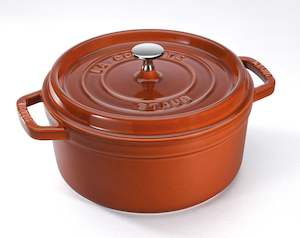 Staub: Staub Cocotte Round 28cm Cinnamon