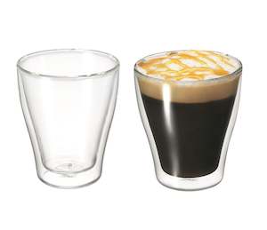 Drinkware: Twin Wall Glass Modena 250ml 2 Piece Set