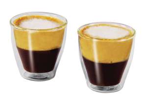 Twin Wall Glass Modena 100ml 2 Piece Set