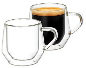 Capri Double Wall Glass 375ml 2pc