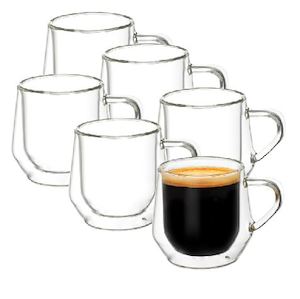 Capri Double Wall Glass 250ml 6pc