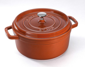 Staub: Staub Cocotte Round 24cm Cinnamon