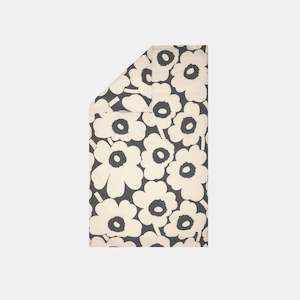 Duvet Covers: Unikko Duvet Cover 210 X 210 Cm - charcoal, off white