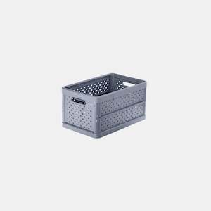 Storage: Foldable Crate 11.3ltr Charcoal