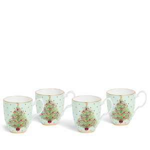royal Albert Christmas Mug Set 4
