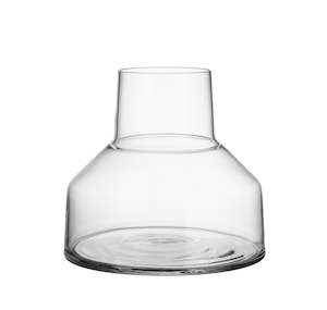 Solare Vase Low 22x20cm Clear