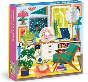 Galison: Disco Life 500pc Foil Puzzle