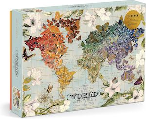 Galison: Wendy Gold Winged Metamorphosis 1000 Piece Foil Puzzle
