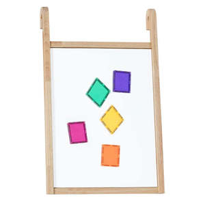 Living: JALA Deluxe Wooden Frame Magnetic Whiteboard with Hooks