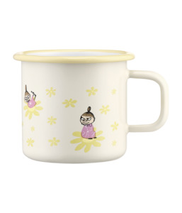 Moomin Enamel Mug Flowers - 370ml