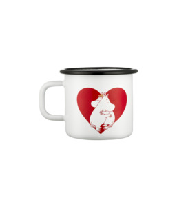 Moomin Enamel Mug Heart - 370ml