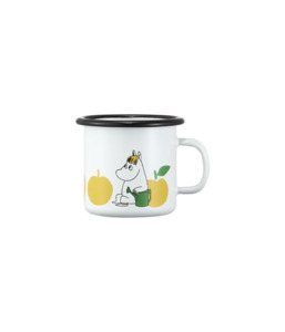 Moomin Enamel Mug Joyful Apples - 250ml