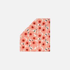 Duvet Covers: Unikko Duvet cover 240x220 cm - coral