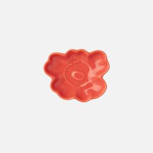 Unikko Small plate 9,5 cm - orange red