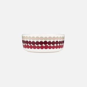 Marimekko Tableware: Räsymatto bowl 1.5 L - dark red