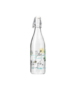 Muurla: Moomin Glass Bottle Fun In The Water - 0,5L